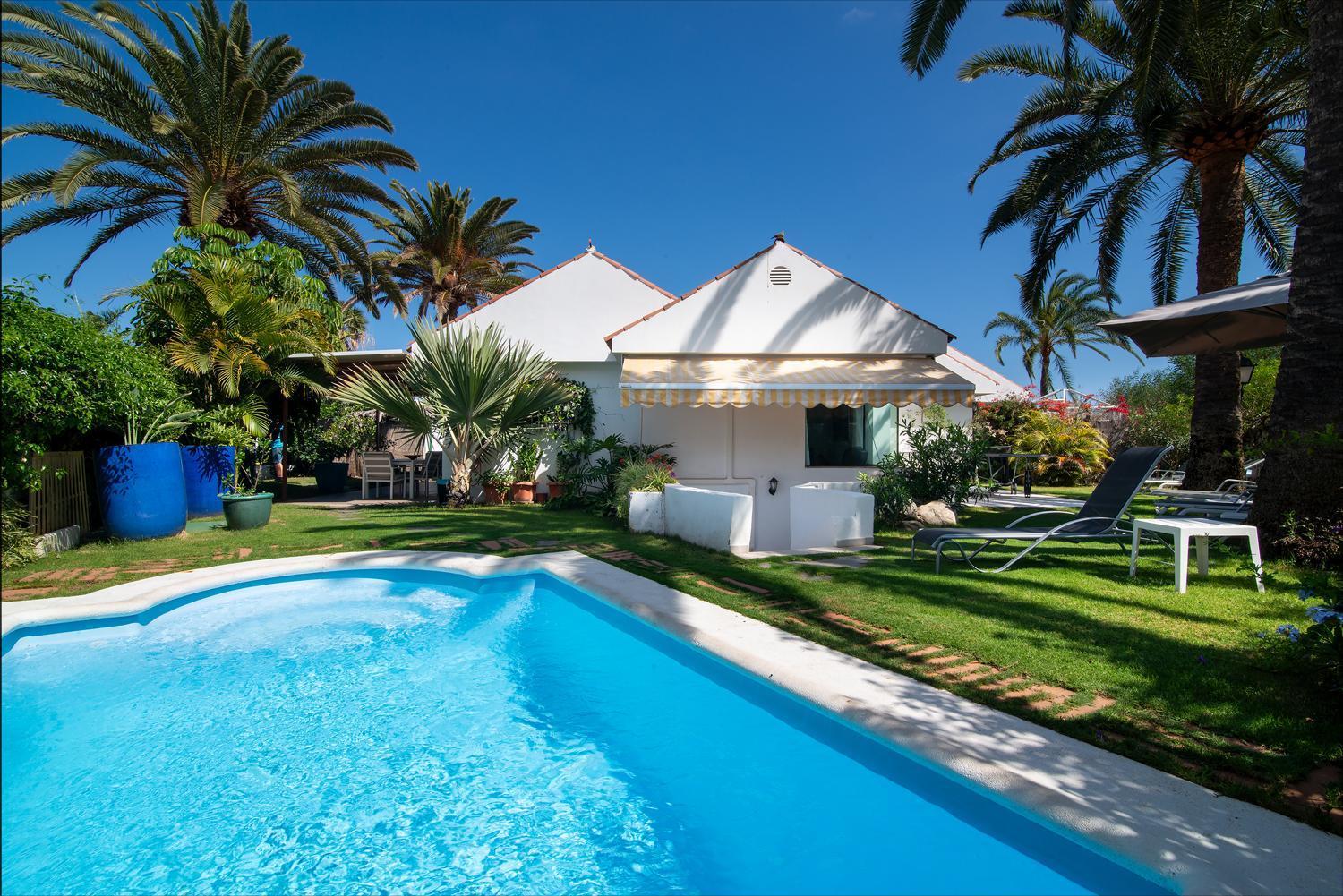 La Villa Calypso - Vivienda Vacacional Con Piscina Privada Maspalomas  Dış mekan fotoğraf